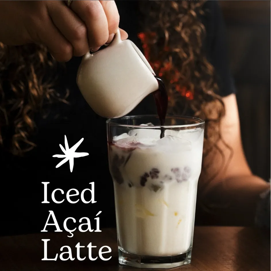 Iced Açaí Latte