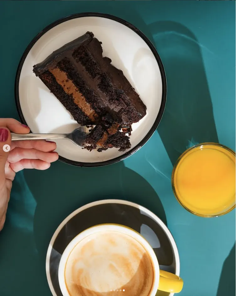 Tarta de chocolate con cappuccino